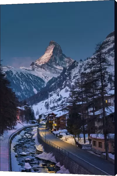 Matterhorn from Zermatt village
