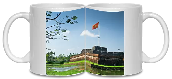 Hue Citadel, flag tower, Hue, North Vietnam, Vietnam, Southeast Asia, Asia