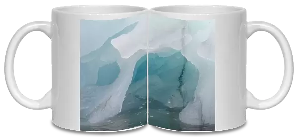 Iceberg, detail, Spitsbergen Island, Svalbard Archipelago, Svalbard and Jan Mayen, Norway