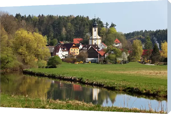 Nankendorf, Waischenfeld community, Wiesent, Franconian Switzerland, Upper Franconia, Franconia, Bavaria, Germany, Europe