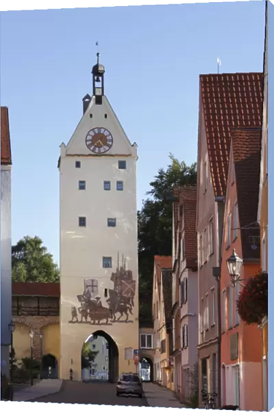 Ulmer Tor gate, Memmingen, Unterallgaeu district, Allgaeu region, Swabia, Bavaria, Germany, Europe