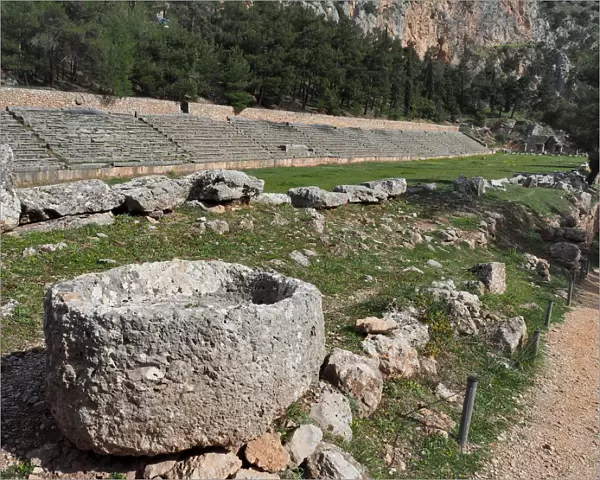 The Ancient Stadium of Delphi, Phocis, Greece