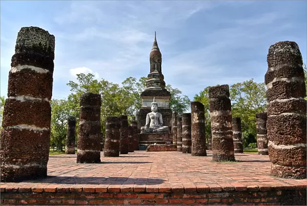 Wat Tra Phang Ngoen temple Sukhothai Thailand, Asia