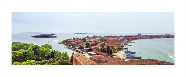 Panorama Of Venice Or Venezia, Italy