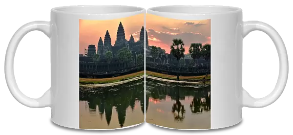 Angkor Wat temple at sunrise Cambodia