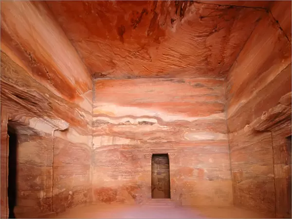 Interior of The Treasury, Petra, Jordan
