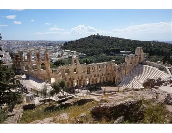 Odeon of Herodes Atticus and Surroundings, Athens, Greece
