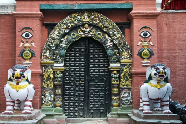 Lion Gate, Taleju Temple, Durbar Square, Kathmandu