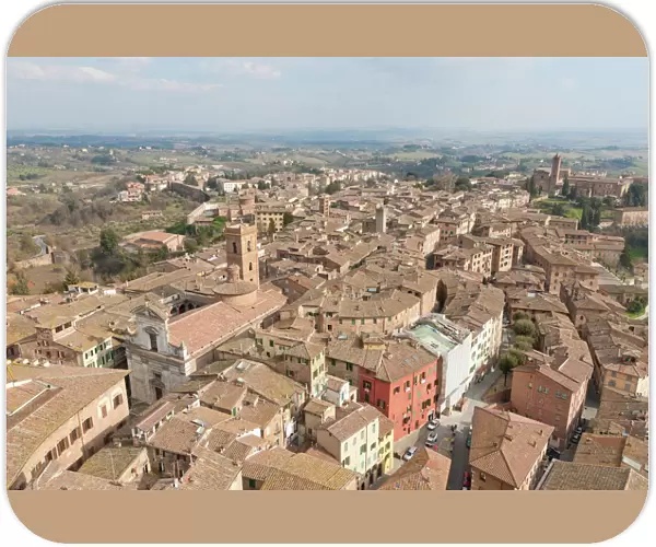 Siena, Italy, and surrounding Tuscany