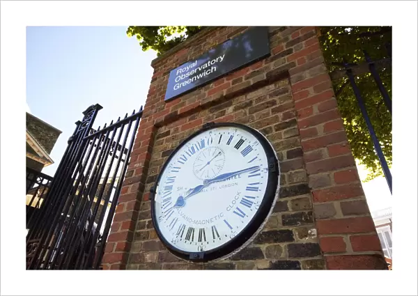 Clock at Greenwich Observatory