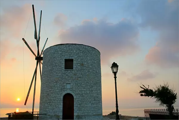 The old windmill, Corfu, Greece