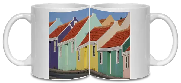 Colorful houses in Willemstad, CuraAzao