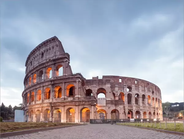 Colosseum at sunrise, Rome, Italy