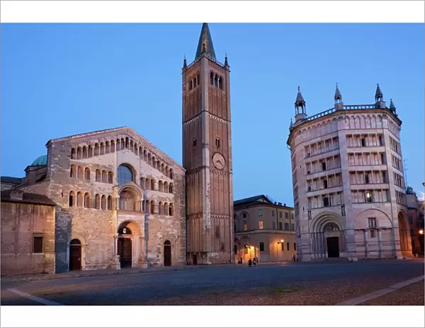 Duomo & Baptistry, Emilia-Romagna, Parma, Italy