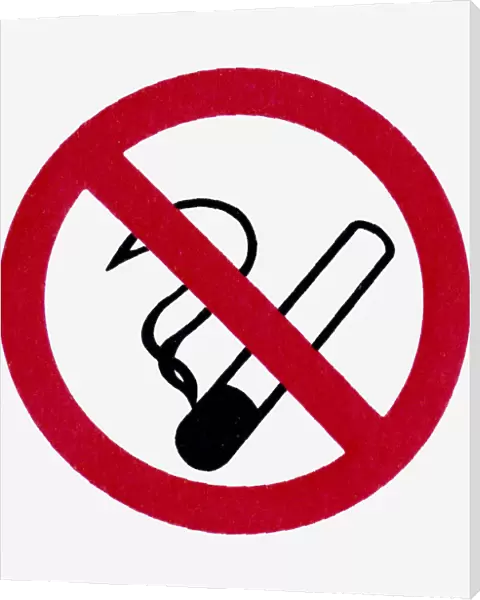Illustration of No Fire symbol in red circle