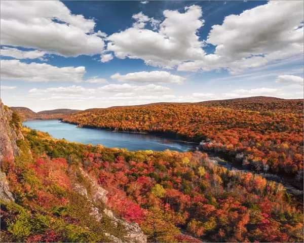 Lake of the Clouds in Peak Fall Color #1