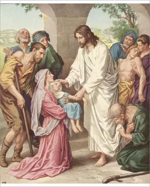 Jesus Healing The Sick