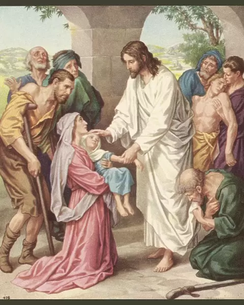 Jesus Healing The Sick