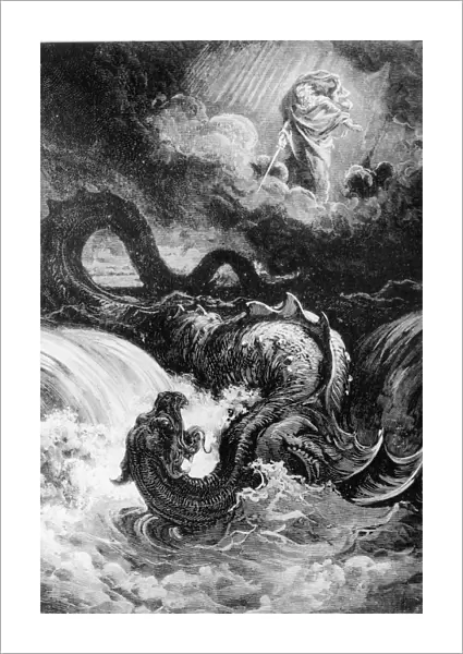 Leviathan. The destruction of Leviathan by Gustave Dore. (Kean Collection / Getty Images)