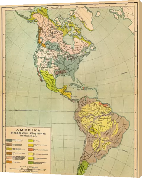 American ethnographic map