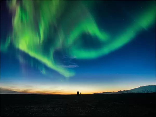 The extremely northern lights in Iceland (KP 9)