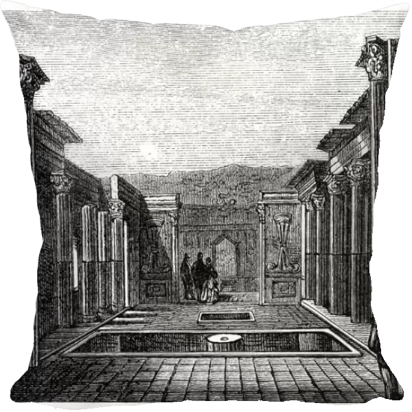 Pompeii. Illustration of Pompeii