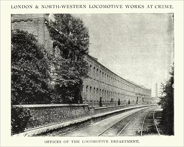 Office of the Locomotive Department, Crewe, England, 1892