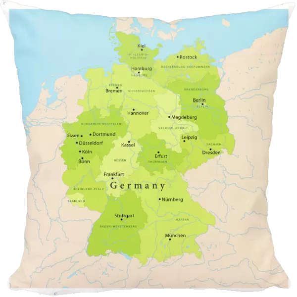 Germany Vector Map