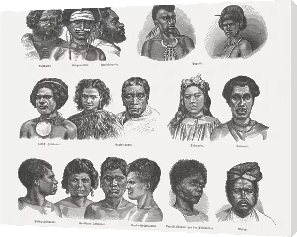 Native people of the South Sea Islands, published in 1882