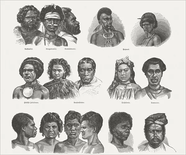 Native people of the South Sea Islands, published in 1882