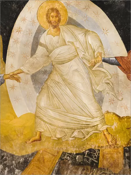 christianity, fresco, byzantine, jesus christ, art, church of st saviour, chora, figure of christ