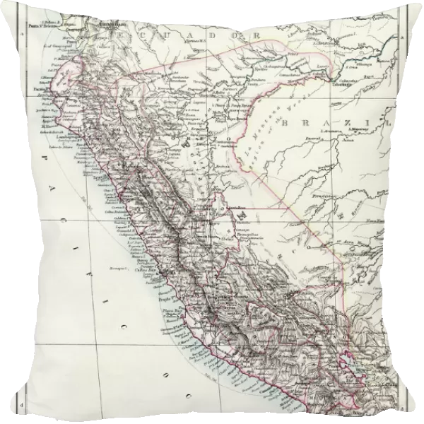 Peru map 1897