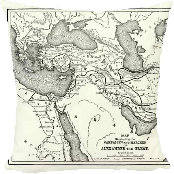 Ancient History - Map of Alexander the Great Campaigns