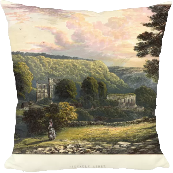 View of Rievaulx Abbey, 19th Century