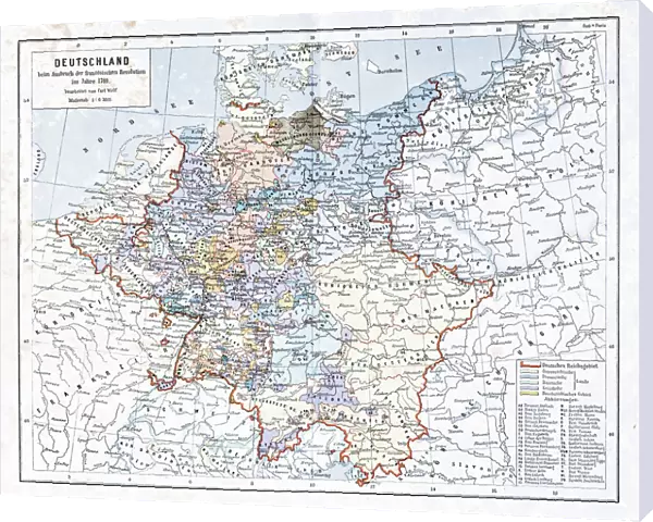 Germany, at the outbreak of the French Revolution in 1798