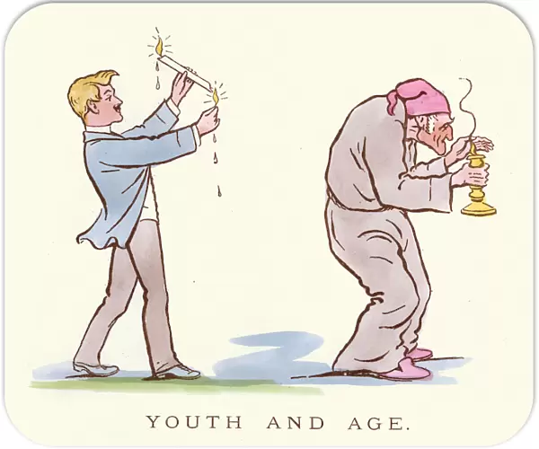 Youth and age, burn the candle at both ends