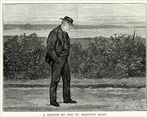 Victor Hugo in exile on Guernsey