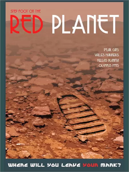Mars Travel Poster