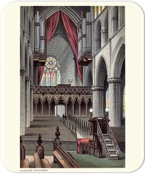 Choir, Glasgow Cathedral, Scotland, 19th Century