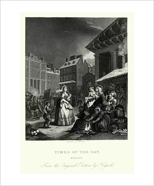William Hogarth Four Times of the Day - Morning