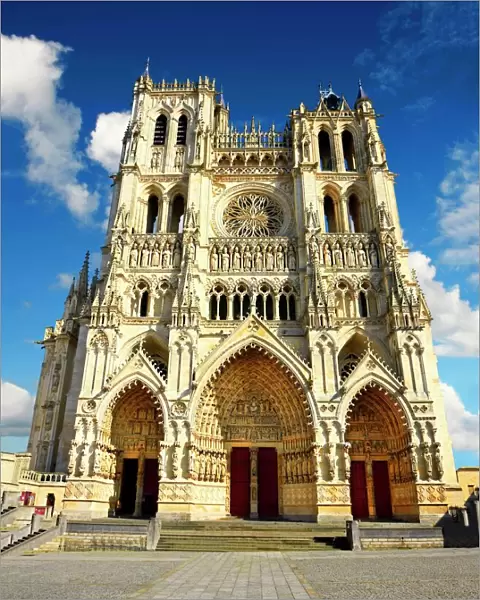 amiens cathedral, attraction, basilique cathedrale notre-dame d amiens, catholic