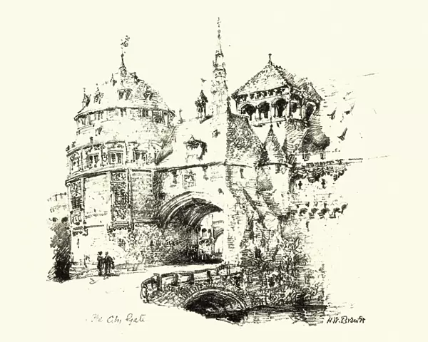 The city gate by h w brewer