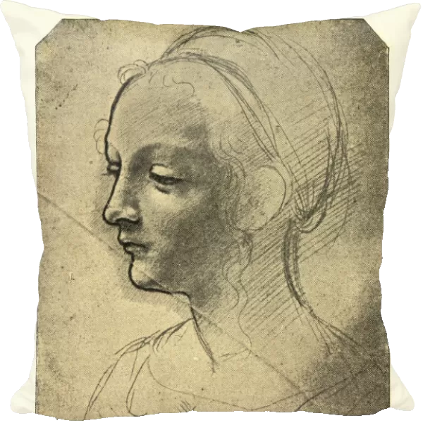 Study of a young girl by Leonardo Da Vinci
