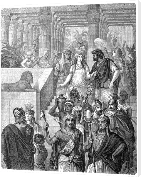 Cleopatra VII Philopator, known as Cleopatra, Last pharaoh of Ancient Egypt with Mark Antony in the first Century BC