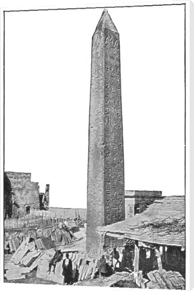 Cleopatras Needle in Alexandria, Egypt - Ottoman Empire