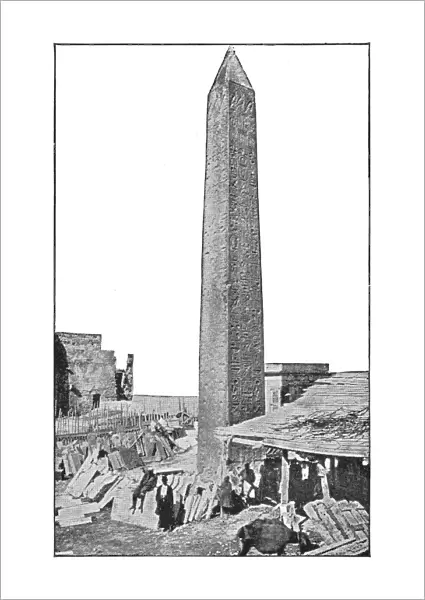 Cleopatras Needle in Alexandria, Egypt - Ottoman Empire