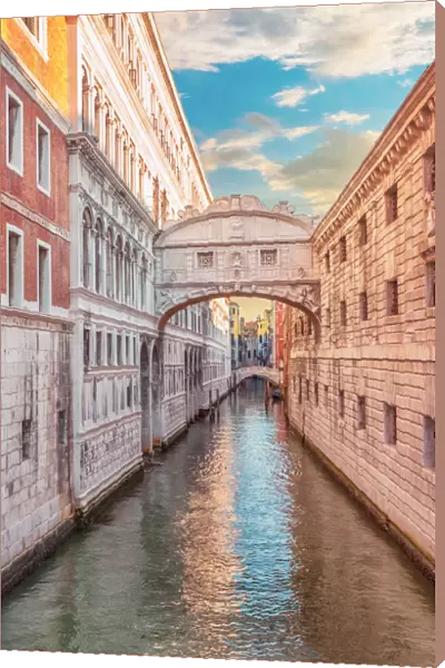 The Bridge of Sighs (Ponte dei Sospiri) in Venice, Italy