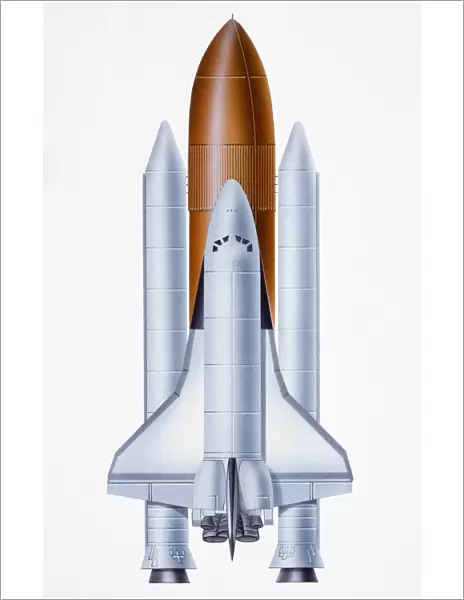 Boosters, Colour Image, Engine System, Exploration, Illustration, Inventions, Nasa