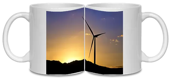 Wind turbine at Ocotillo Wind Energy Facility, California, USA