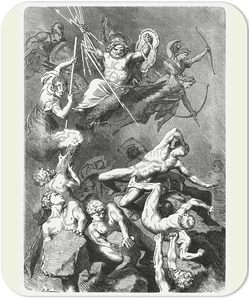 Battle of the Gods against the Titans, Greek Mythology